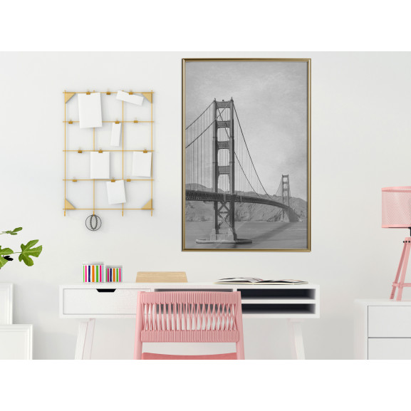 Poster Bridge in San Francisco II