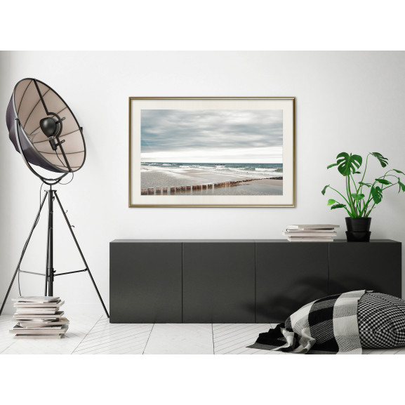 Poster Chilly Morning at the Seaside