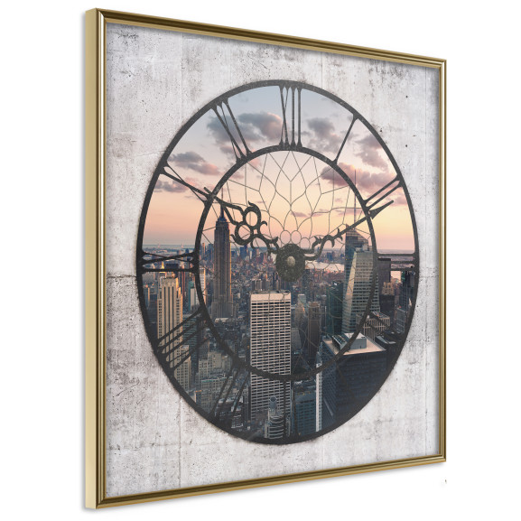 Poster City Clock (Square)