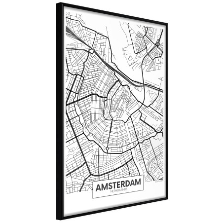Poster City map: Amsterdam-01