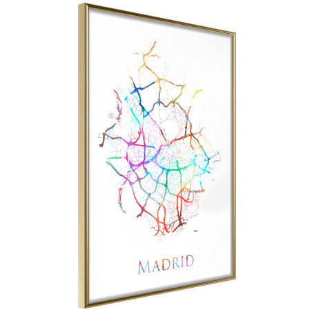 Poster City Map: Madrid (Colour)-01