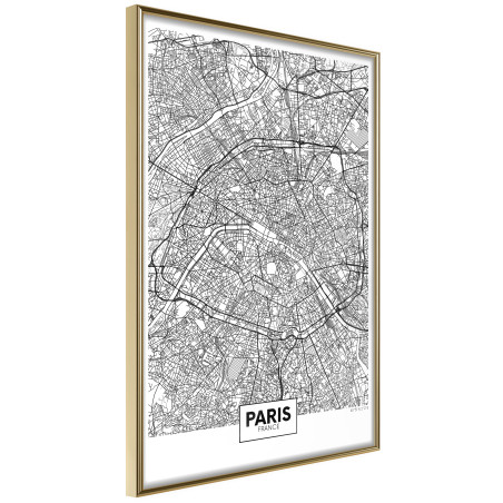 Poster City Map: Paris-01