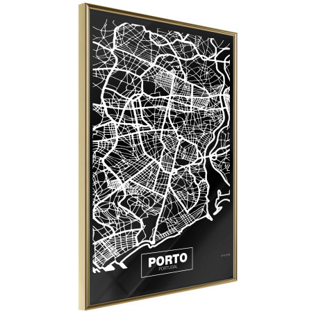 Poster City Map: Porto (Dark)-01