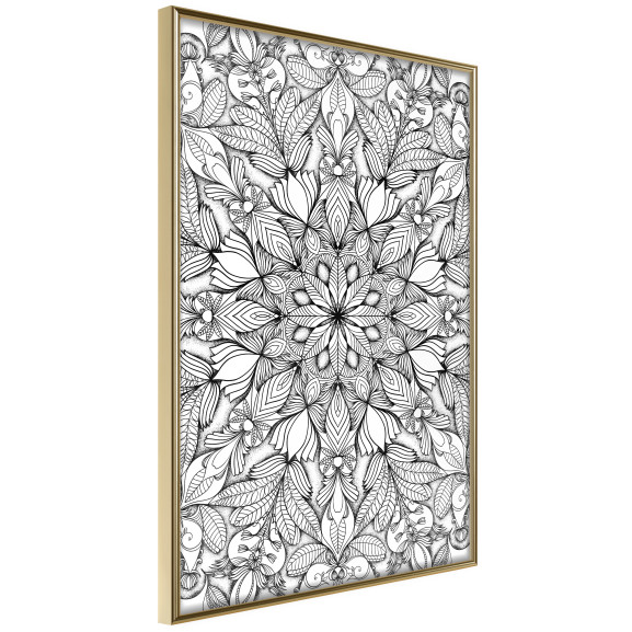 Poster Colourless Mandala