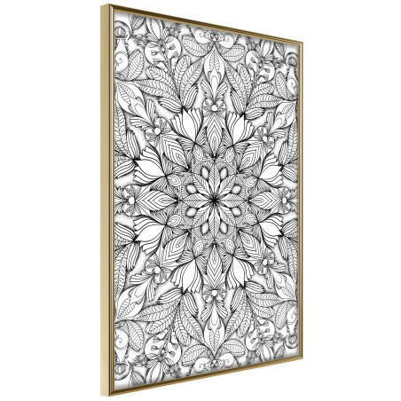 Poster Colourless Mandala-01