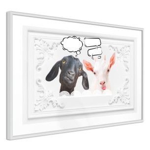Poster Conversation of Two Goats
