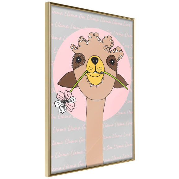 Poster Cute Llama