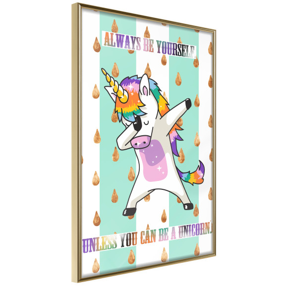 Poster Dabbing Unicorn
