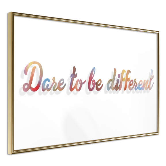 Poster Dare to Be Yourself