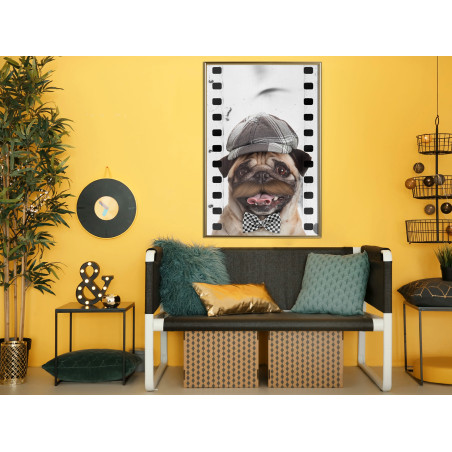 Poster Dressed Up Pug-01