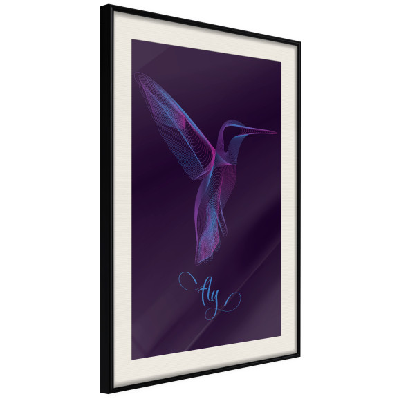Poster Fluorescent Hummingbird