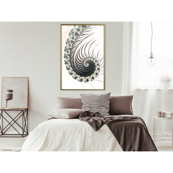 Poster Fractal Spiral (Positive)