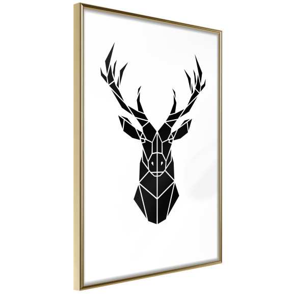 Poster Geometric Stag