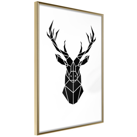 Poster Geometric Stag-01