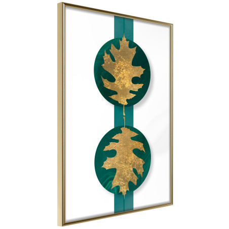 Poster Gilded Oak Leaves-01
