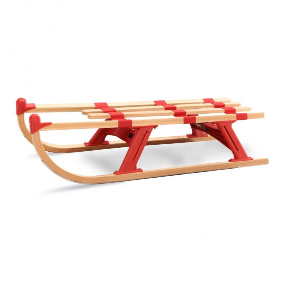 Sanie Davos Clap&Go, Lemn, Pliabil, 1100 mm.