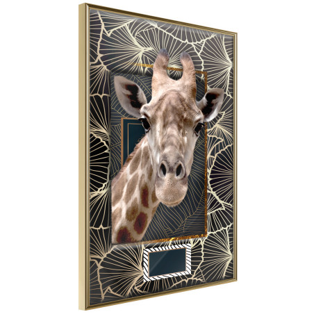 Poster Giraffe in the Frame-01