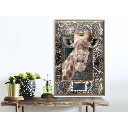 Poster Giraffe in the Frame-01