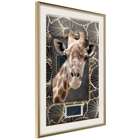 Poster Giraffe in the Frame-01