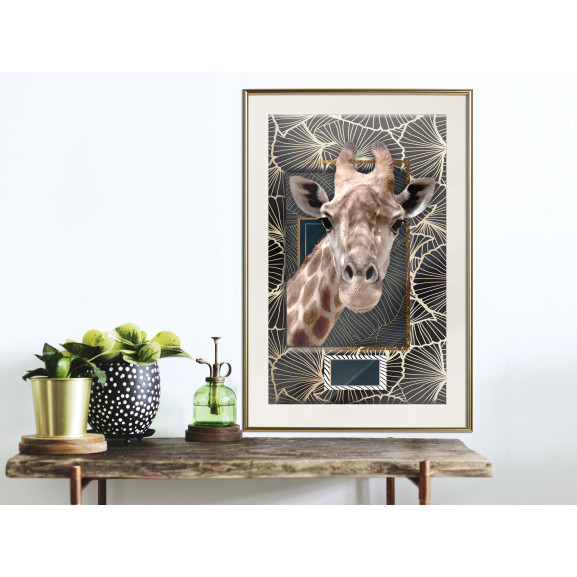 Poster Giraffe in the Frame