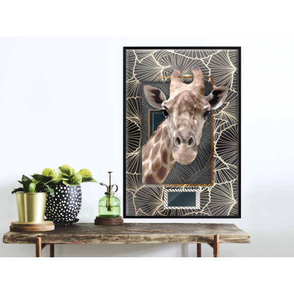 Poster Giraffe in the Frame