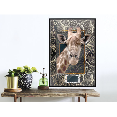 Poster Giraffe in the Frame-01