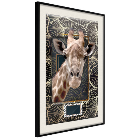 Poster Giraffe in the Frame-01