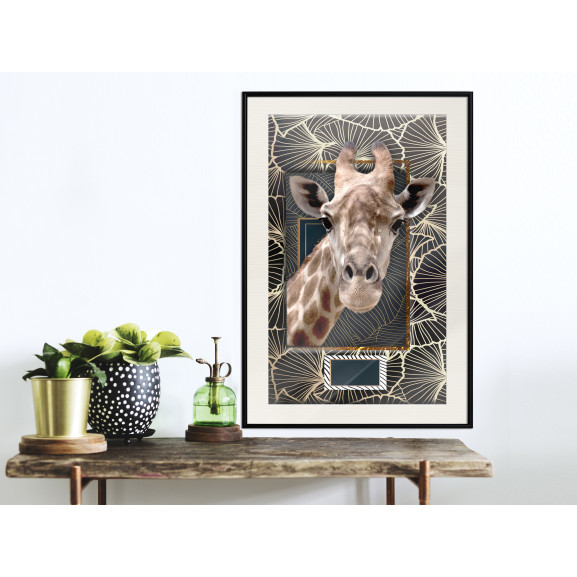 Poster Giraffe in the Frame