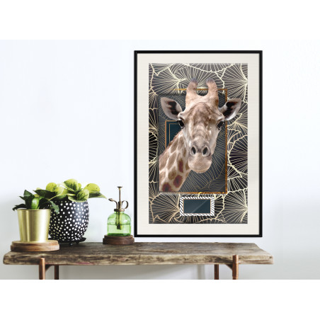 Poster Giraffe in the Frame-01