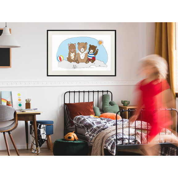 Poster Holidays at the Seaside