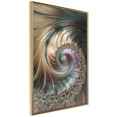 Poster Iridescent Spiral-01