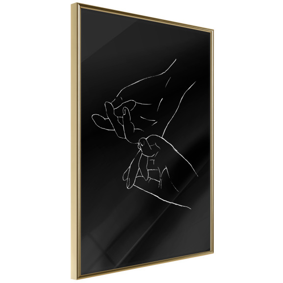 Poster Joined Hands (Black)