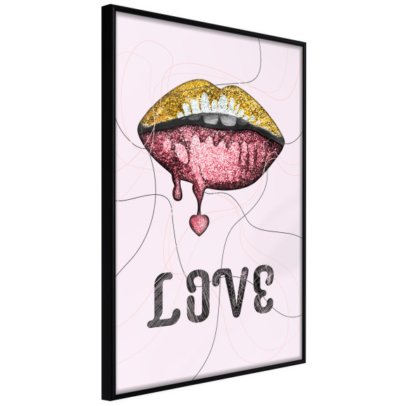 Poster Lip Gloss and Love