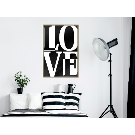 Poster Love Chessboard-01