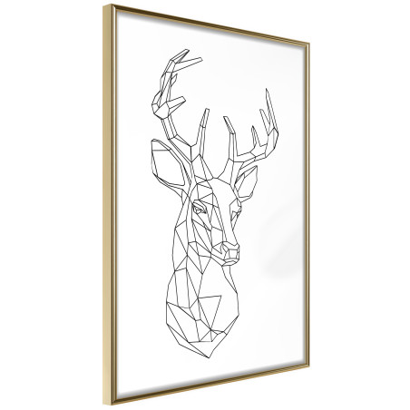 Poster Minimalist Deer-01