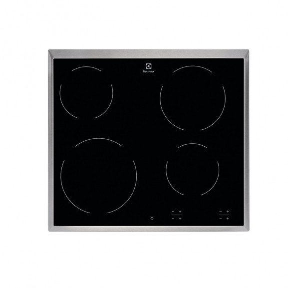 Plita vitroceramica electrolux ehf6240xxk, negru, 60 cm