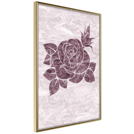 Poster Monochromatic Rose-01