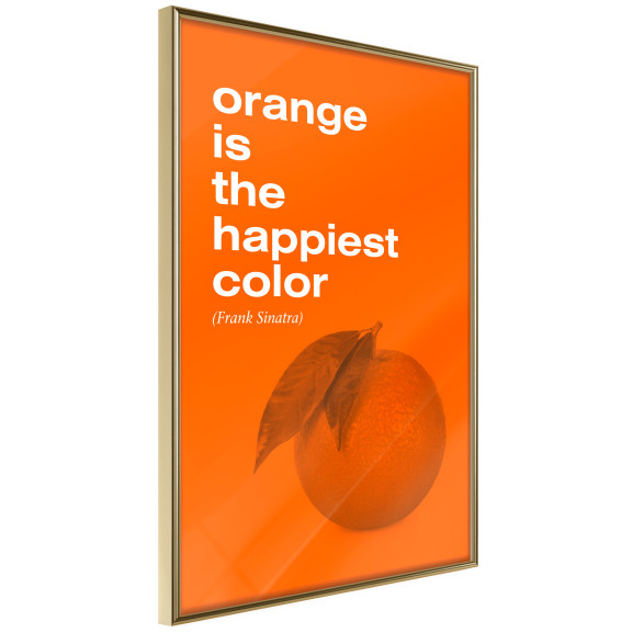 Poster Orange Colour