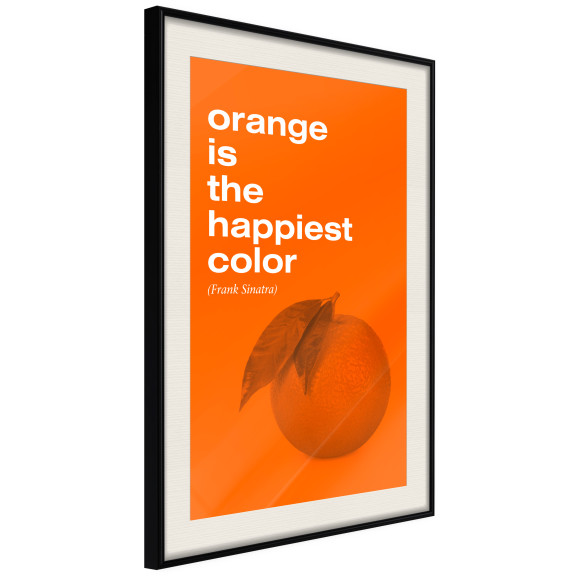 Poster Orange Colour
