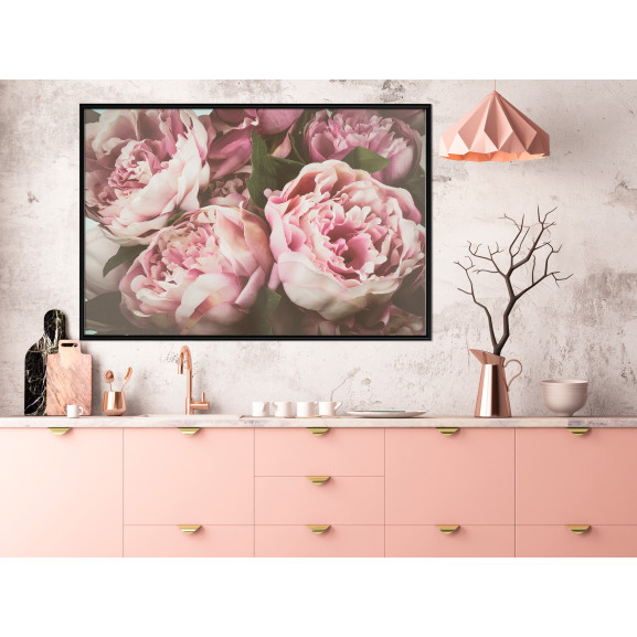 Poster Pastel Peonies