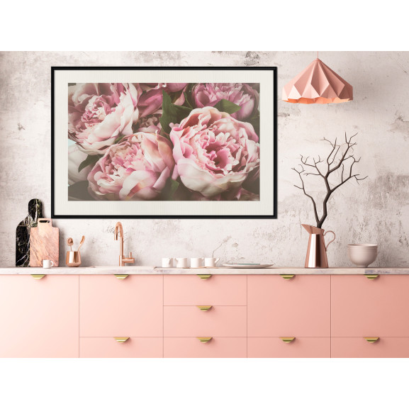 Poster Pastel Peonies