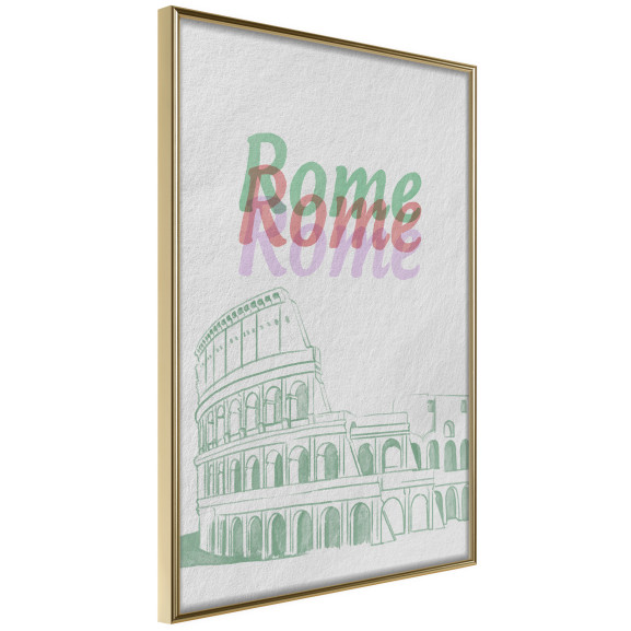 Poster Pastel Rome