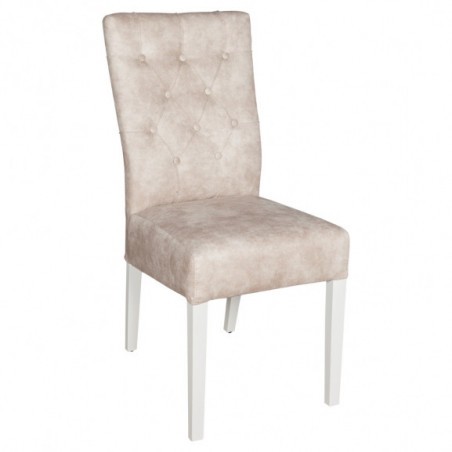 Scaun Lisa Crem Cu Alb, 44.5 Cm-01