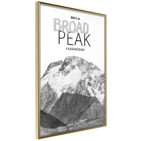 Poster Peaks of the World: Broad Peak-01