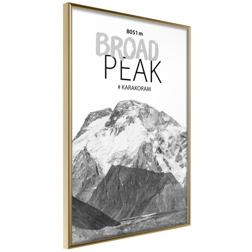 Poster Peaks of the World: Broad Peak