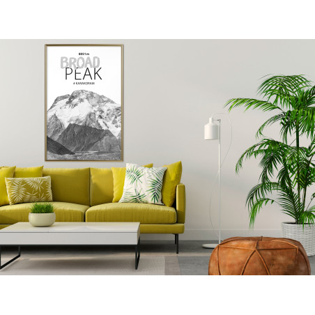 Poster Peaks of the World: Broad Peak-01