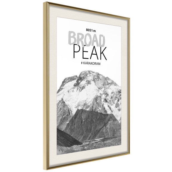 Poster Peaks of the World: Broad Peak