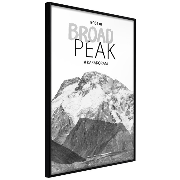 Poster Peaks of the World: Broad Peak