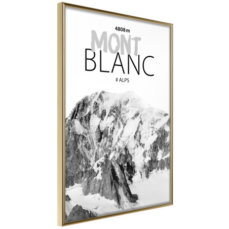 Poster Peaks of the World: Mont Blanc-01