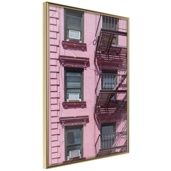 Poster Pink Facade